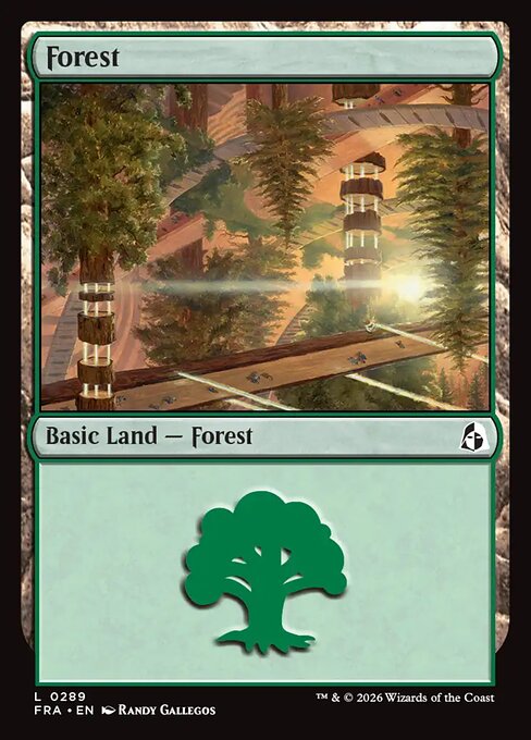 Forest - Reality Fracture MTG spoiler