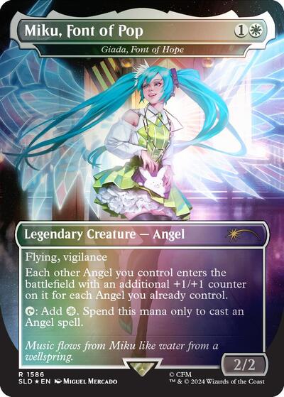 Miku, Font of Pop - Giada, Font of Hope (Rainbow Foil)