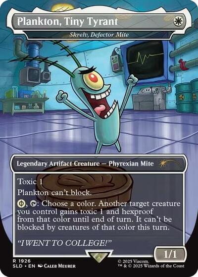 Plankton, Tiny Tyrant - Skrelv, Defector Mite