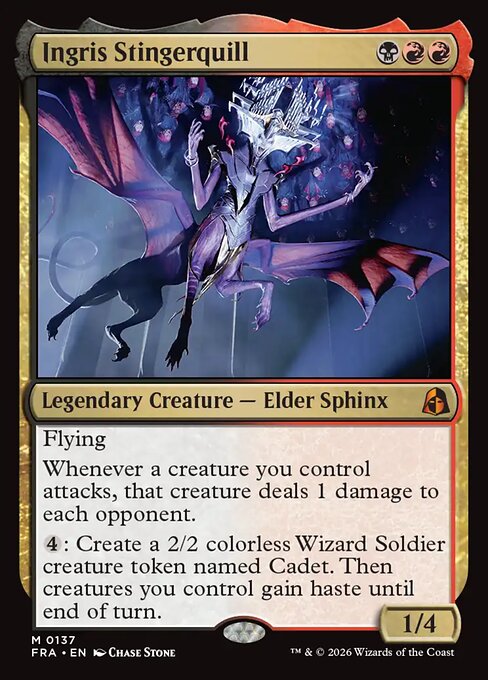 Ingris Stingerquill - Reality Fracture MTG spoiler