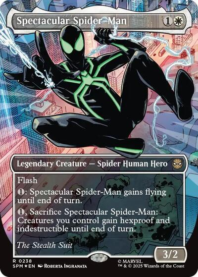 Spectacular Spider-Man (0238) (Borderless) (Textured Foil)