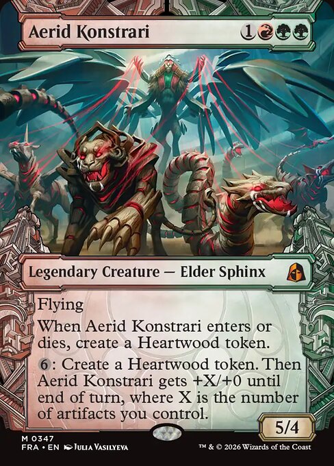 Aerid Konstrari - Reality Fracture MTG spoiler