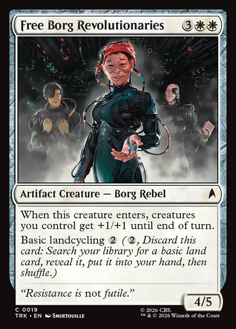 Free Borg Revolutionaries - Star Trek MTG spoiler