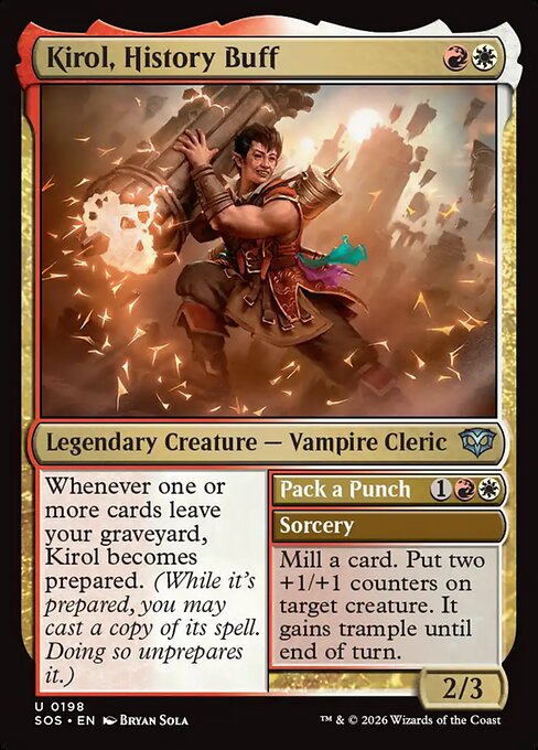 Kirol, History Buff // Pack a Punch - Secrets of Strixhaven MTG spoiler