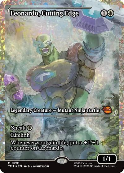 Leonardo, Cutting Edge (Showcase) (Fracture Foil)
