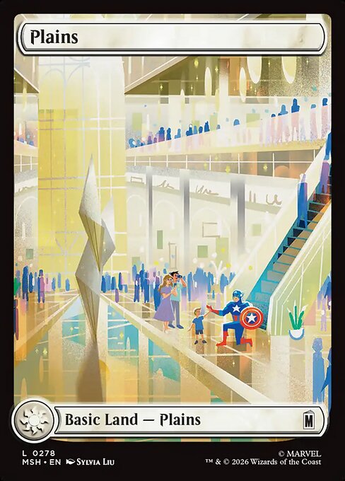 Plains - Marvel Super Heroes MTG spoiler