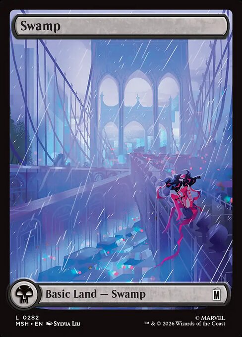 Swamp - Marvel Super Heroes MTG spoiler