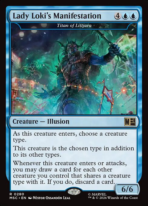 Titan of Littjara - Marvel Super Heroes Commander MTG spoiler