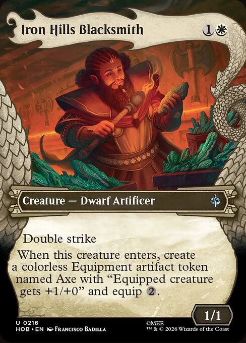 Iron Hills Blacksmith - The Hobbit MTG spoiler