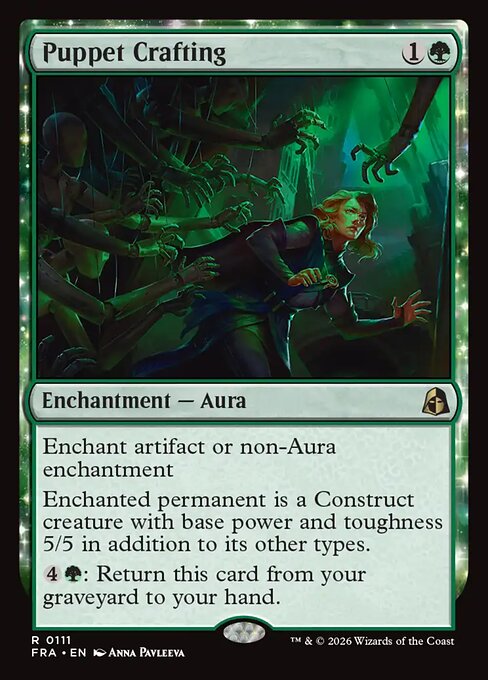 Puppet Crafting - Reality Fracture MTG spoiler
