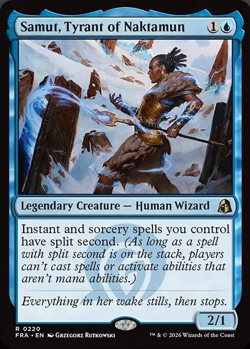 Samut, Tyrant of Naktamun - Reality Fracture MTG spoiler