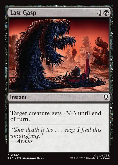 Last Gasp - Star Trek Commander MTG spoiler