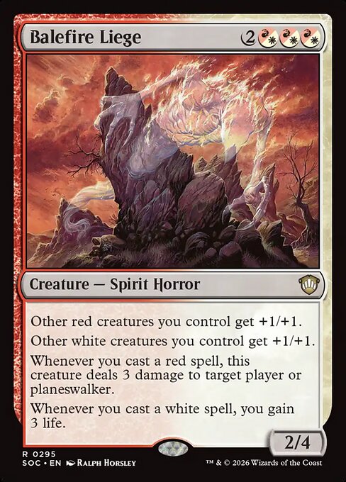 Balefire Liege - Secrets of Strixhaven Commander MTG spoiler