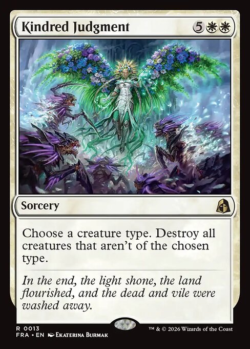 Kindred Judgment - Reality Fracture MTG spoiler