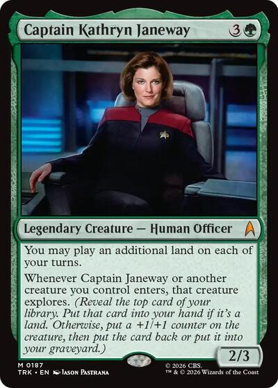 Captain Kathryn Janeway - MTG card