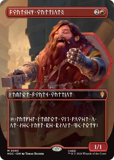 Dwarven Warriors (Borderless) (Dwarvish)