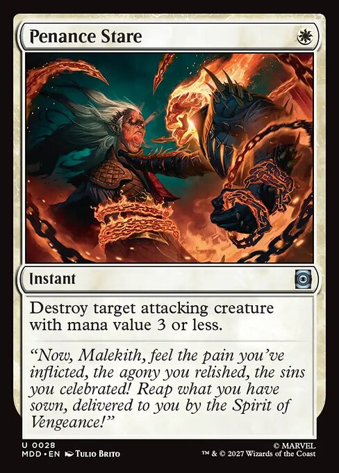 Penance Stare - Marvel: Darkhold Destiny MTG spoiler