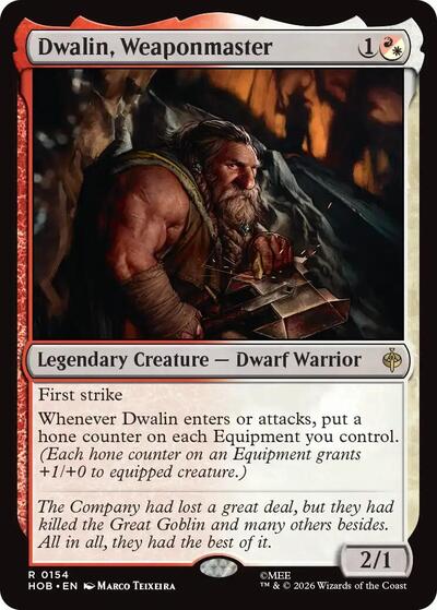 Dwalin, Weaponmaster