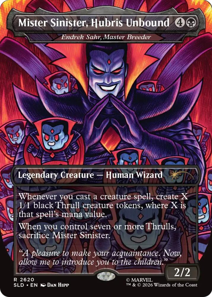 Mister Sinister, Hubris Unbound - Endrek Sahr, Master Breeder