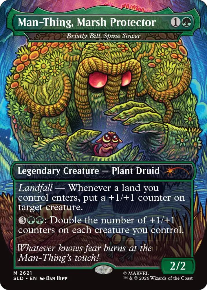 Man-Thing, Marsh Protector - Bristly Bill, Spine Sower
