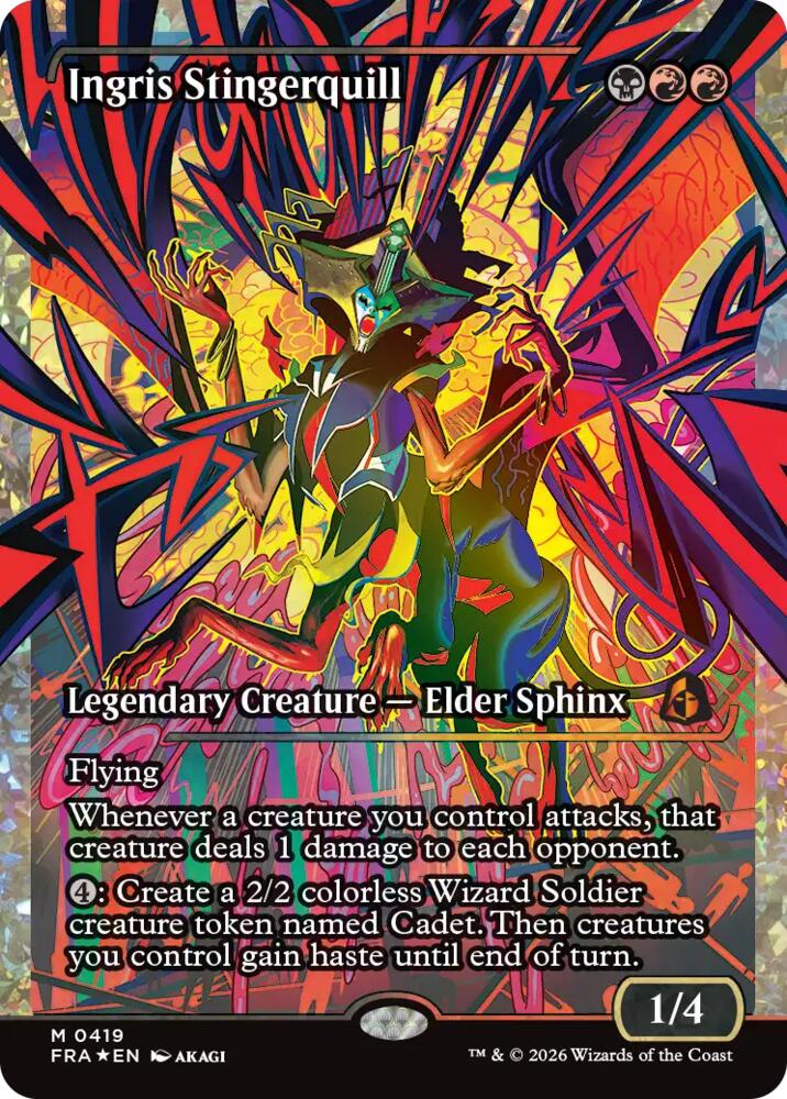 Ingris Stingerquill (Showcase) (Fracture Foil) (0419)