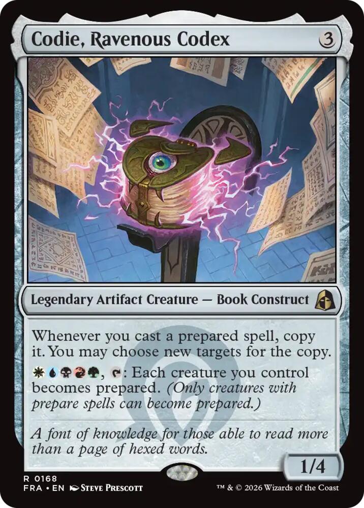 Codie, Ravenous Codex