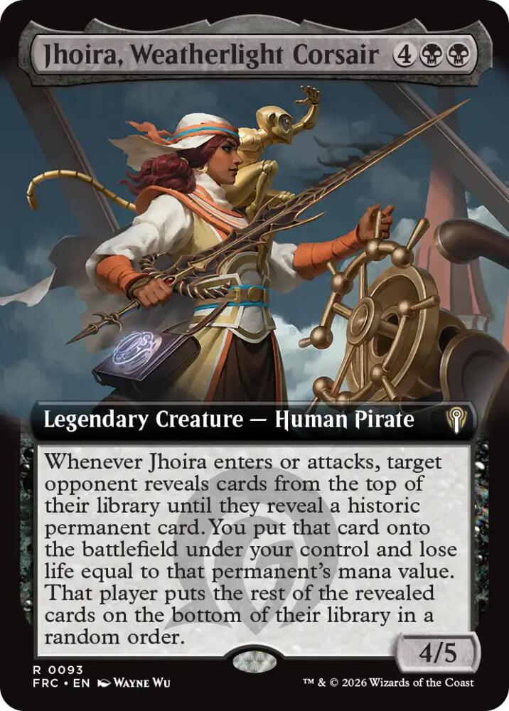 Jhoira, Weatherlight Corsair (Extended Art)
