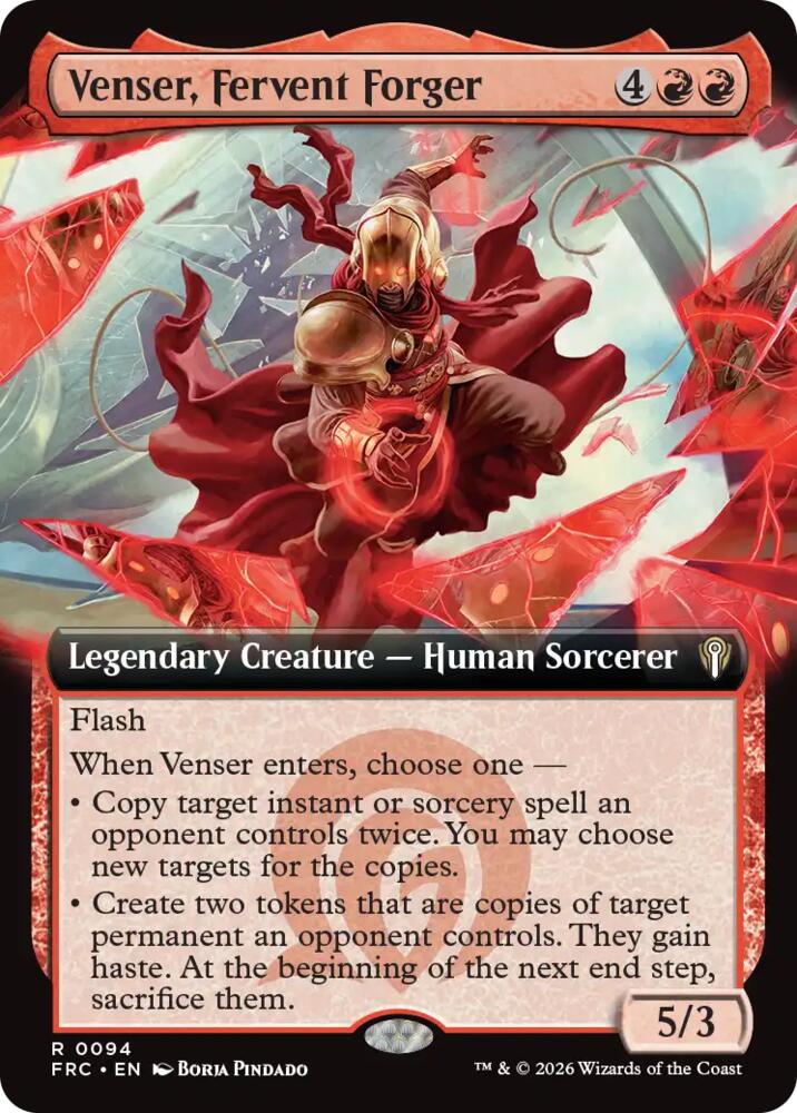 Venser, Fervent Forger (Extended Art)