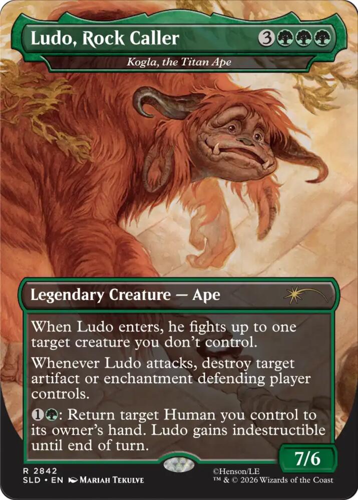 Ludo, Rock Caller - Kogla, the Titan Ape
