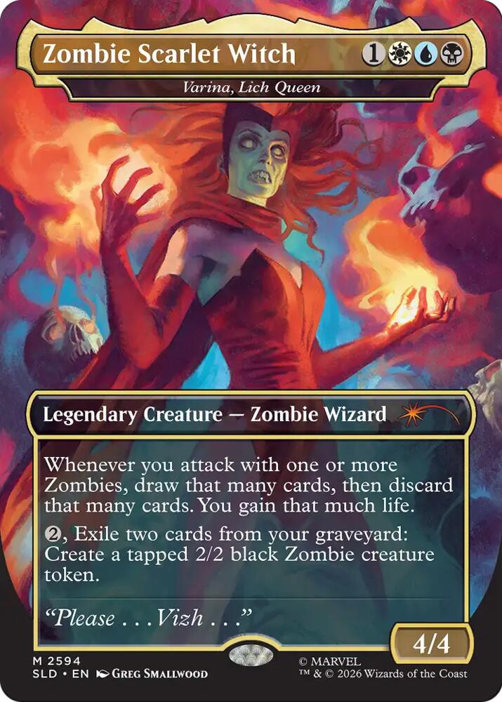 Zombie Scarlet Witch - Varina, Lich Queen
