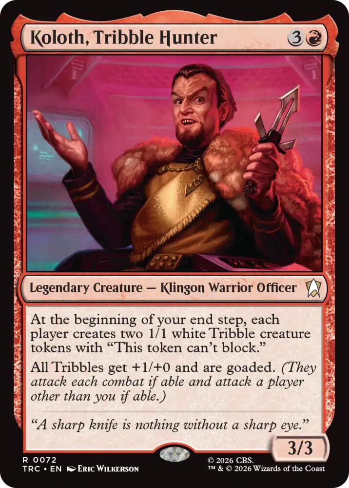 Koloth, Tribble Hunter