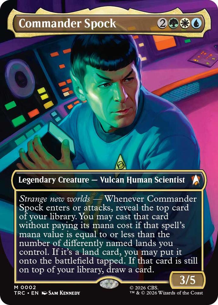 Commander Spock (Borderless)