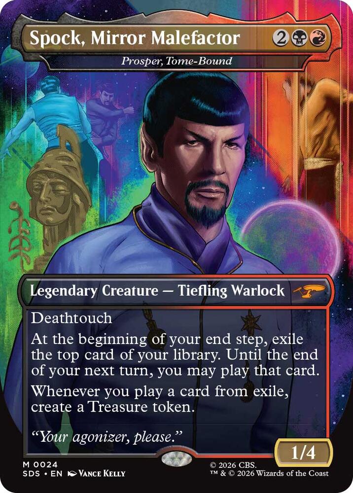 Spock, Mirror Malefactor - Prosper, Tome-Bound (Borderless)