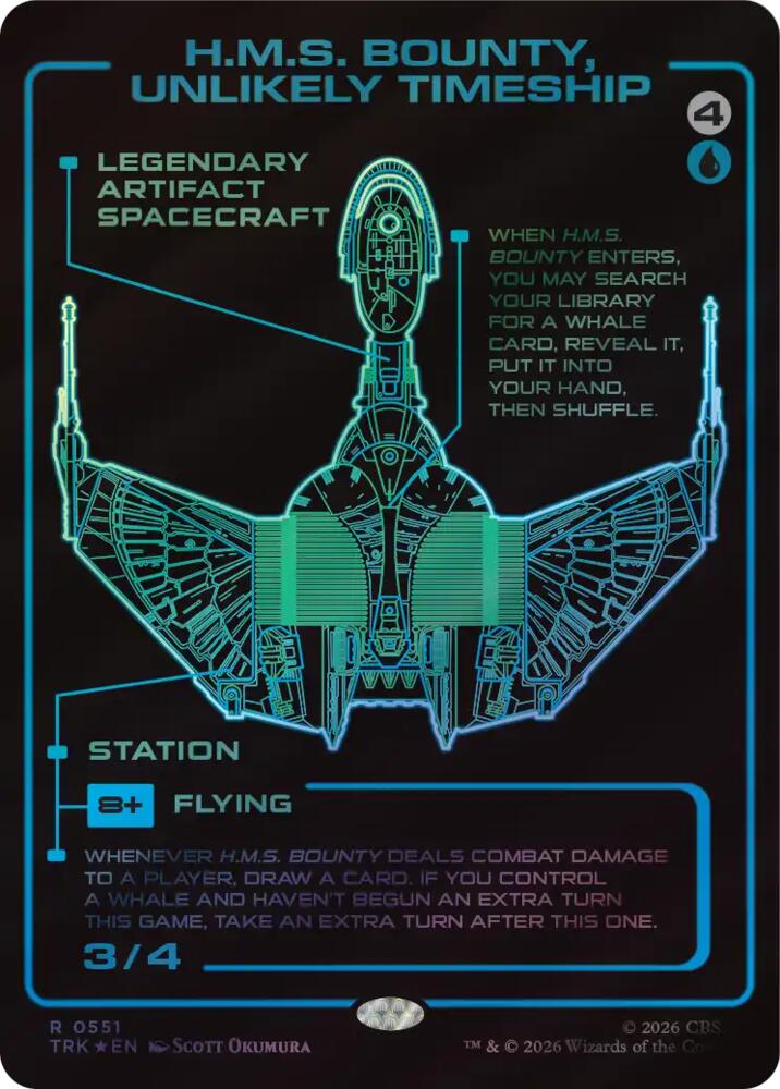H.M.S. Bounty, Unlikely Timeship (Showcase) (Surge Foil)