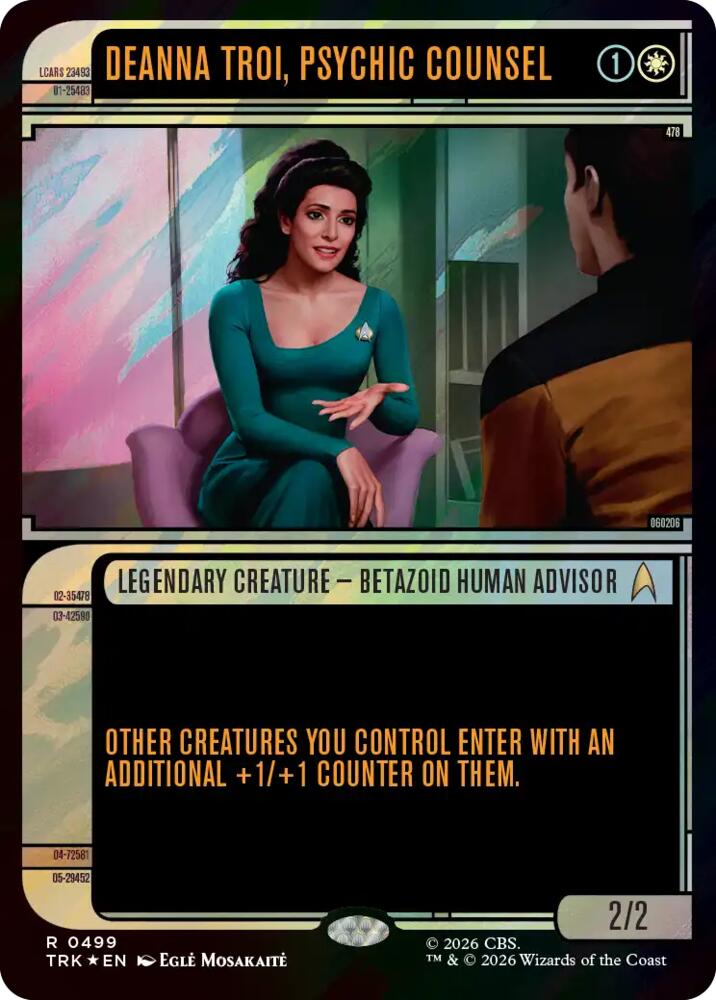 Deanna Troi, Psychic Counsel (Showcase) (Surge Foil)