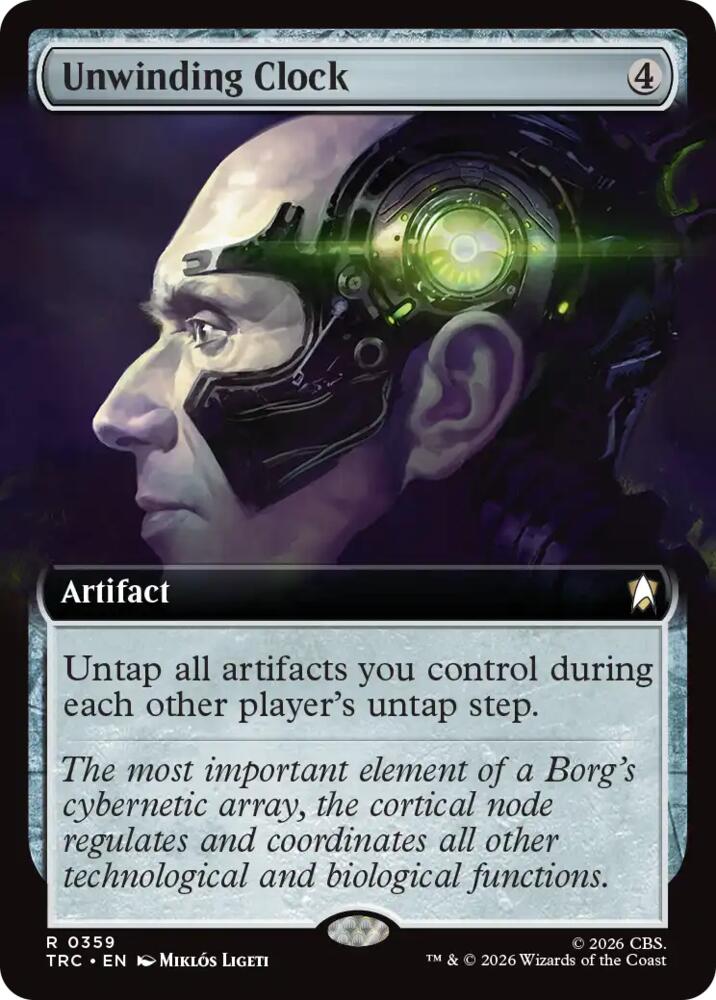 Unwinding Clock (Extended Art)