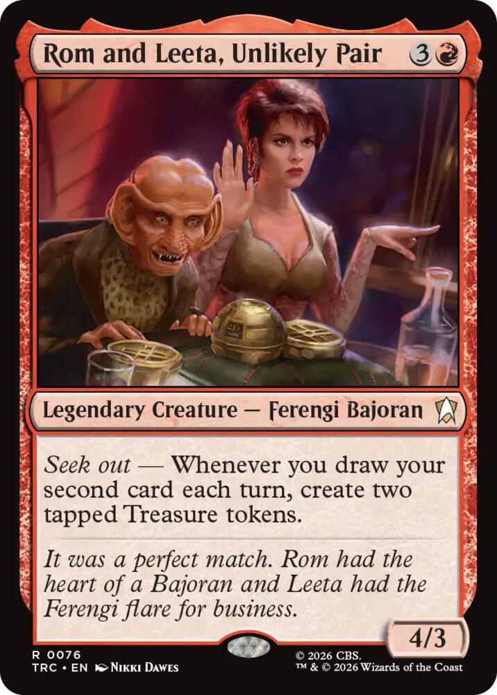 Rom and Leeta, Unlikely Pair (Surge Foil)