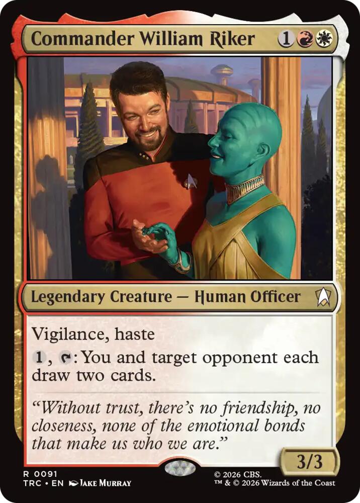 Commander William Riker (Surge Foil)