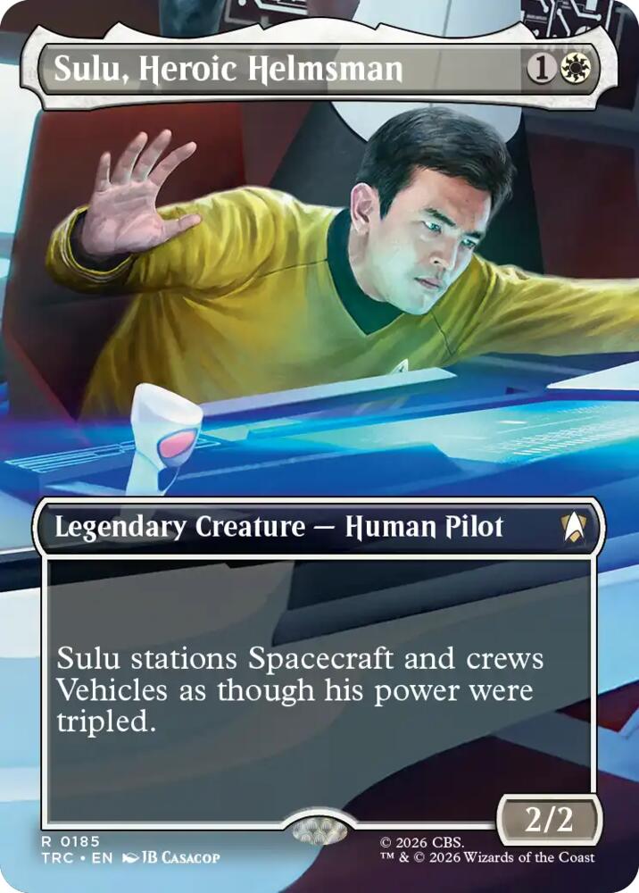 Sulu, Heroic Helmsman (Borderless)