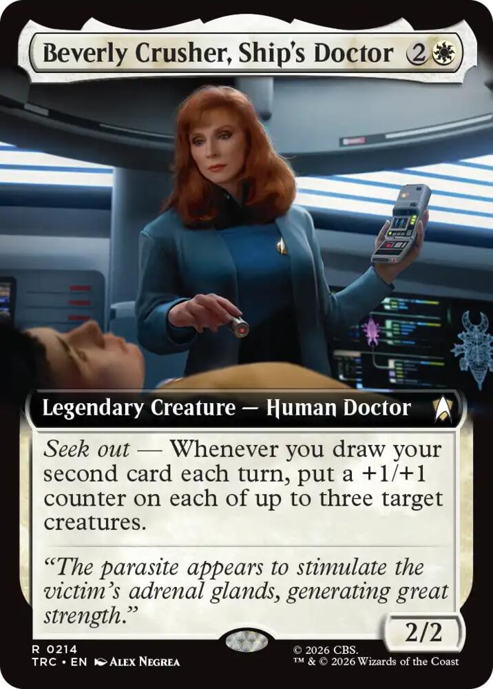 Beverly Crusher, Ship's Doctor (Extended Art)