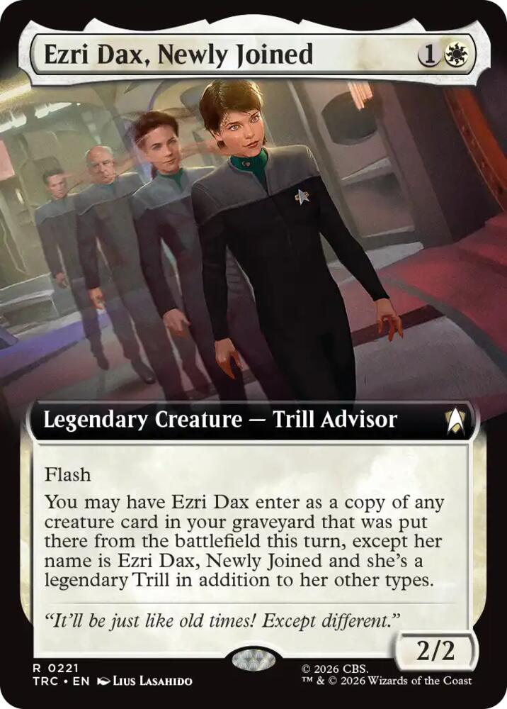 Ezri Dax, Newly Joined (Extended Art)