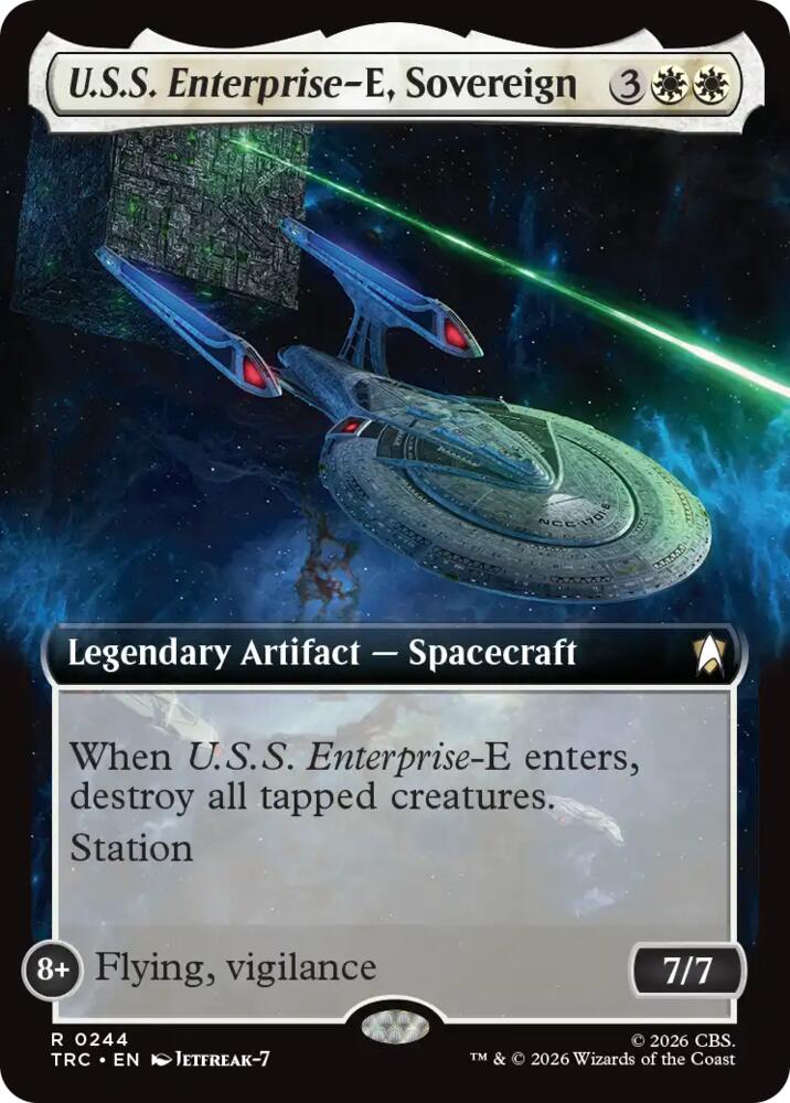 U.S.S. Enterprise-E, Sovereign (Extended Art)