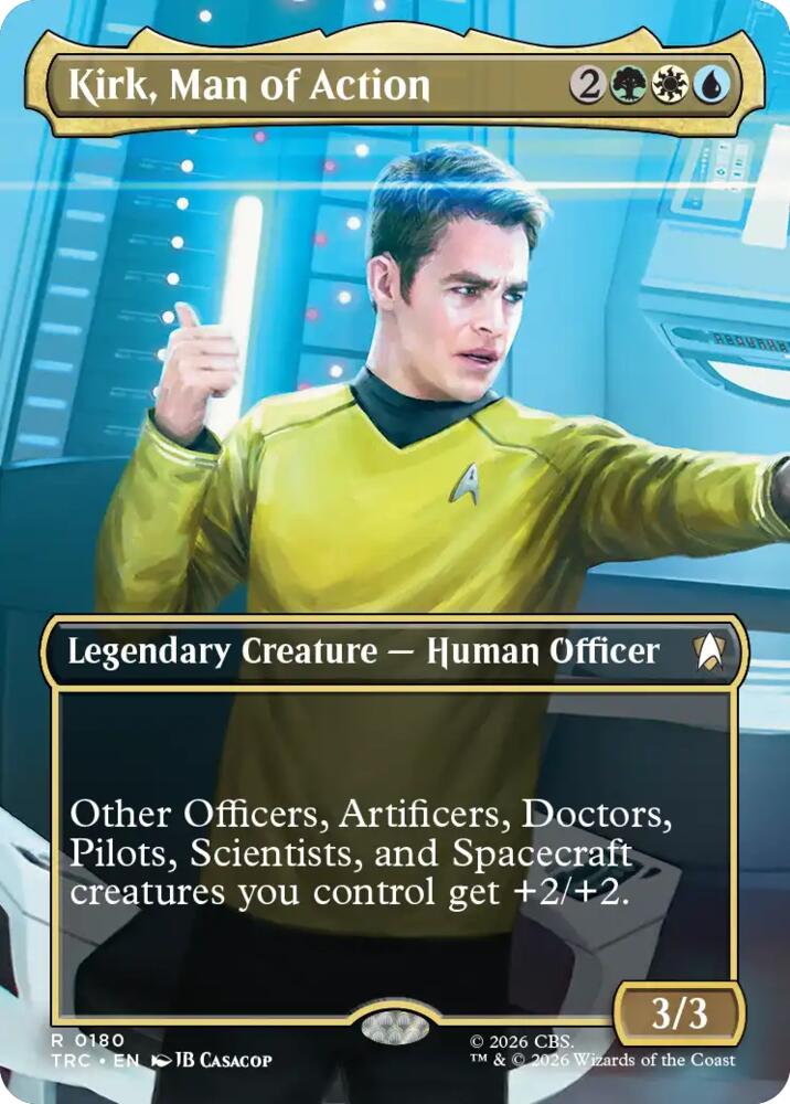 Kirk, Man of Action (Borderless)