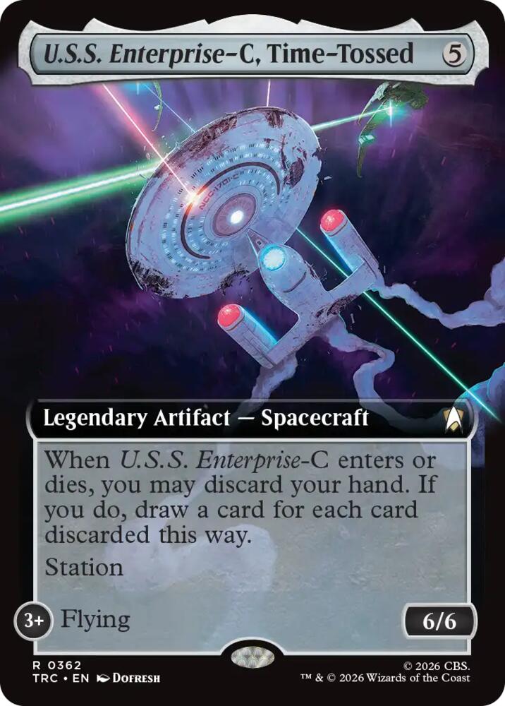 U.S.S. Enterprise-C, Time-Tossed (Extended Art)