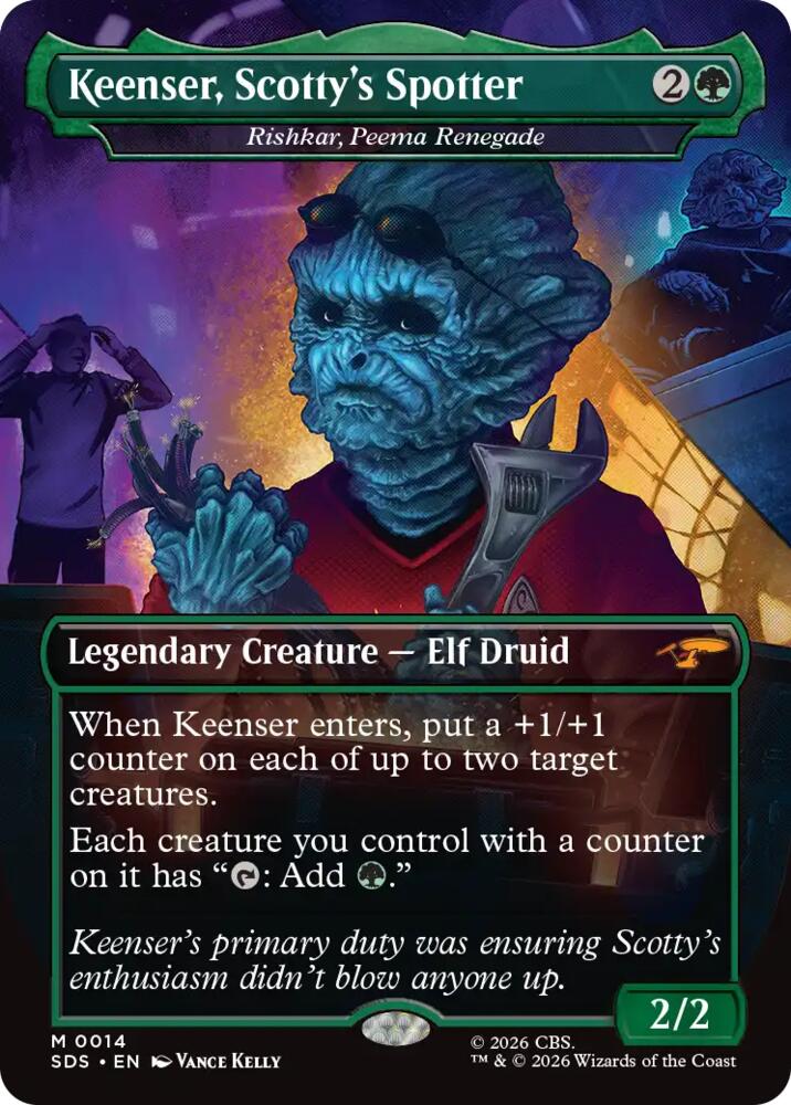 Keenser, Scotty's Spotter - Rishkar, Peema Renegade (Borderless)