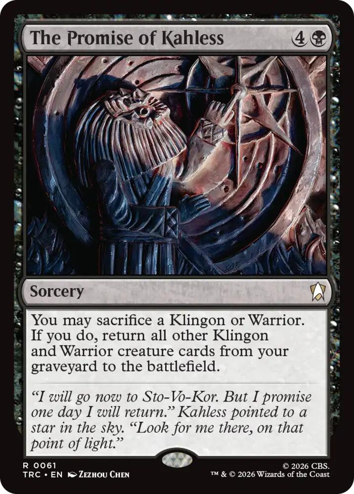 The Promise of Kahless (Surge Foil)