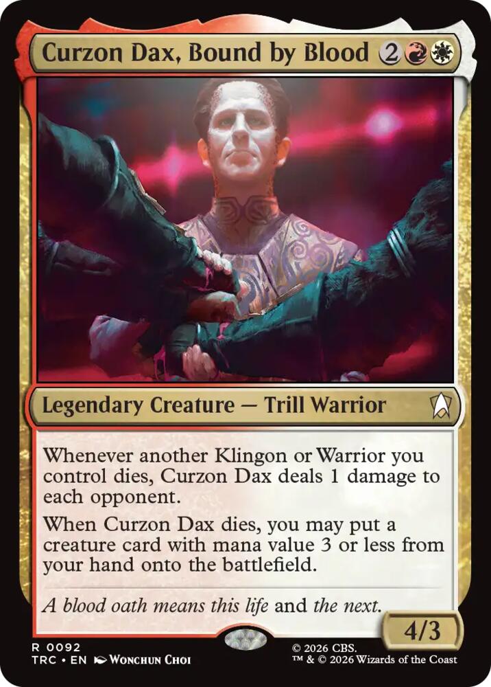Curzon Dax, Bound by Blood (Surge Foil)