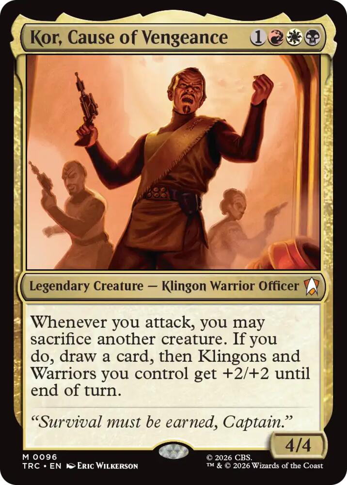 Kor, Cause of Vengeance (Surge Foil)