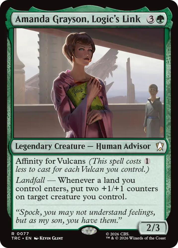 Amanda Grayson, Logic's Link