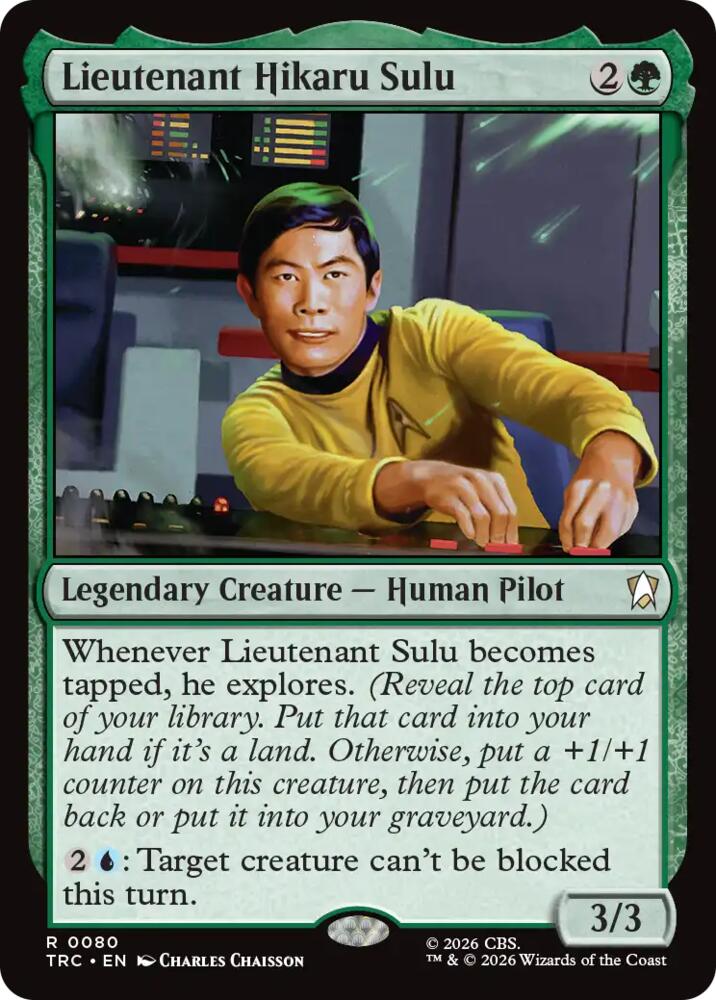 Lieutenant Hikaru Sulu (Surge Foil)